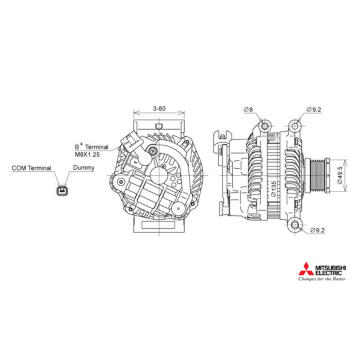 generátor KUTNAK AUTOMOTIVE 722110/M