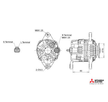 generátor KUTNAK AUTOMOTIVE 722438/M