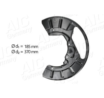 Ochranný plech proti rozstřikování, brzdový kotouč AIC 56145