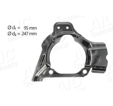 Ochranný plech proti rozstřikování, brzdový kotouč AIC 56169