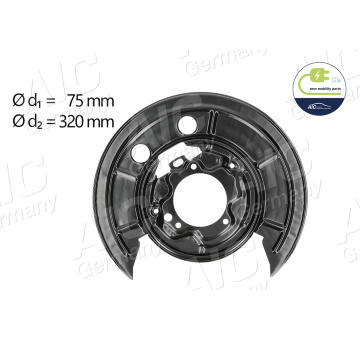 Ochranný plech proti rozstřikování, brzdový kotouč AIC 56432