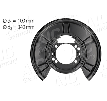 Ochranný plech proti rozstřikování, brzdový kotouč AIC 56433