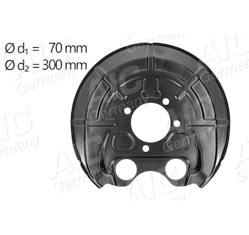 Ochranný plech proti rozstřikování, brzdový kotouč AIC 56695