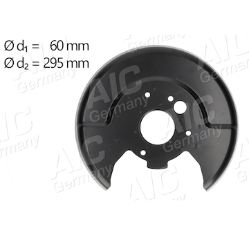 Ochranný plech proti rozstřikování, brzdový kotouč AIC 56950