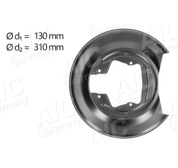 Ochranný plech proti rozstřikování, brzdový kotouč AIC 56974