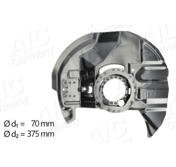 Ochranný plech proti rozstřikování, brzdový kotouč AIC 56985