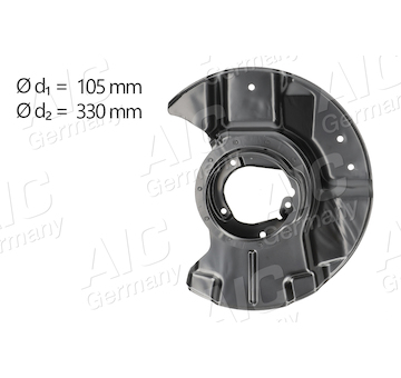 Ochranný plech proti rozstřikování, brzdový kotouč AIC 57126