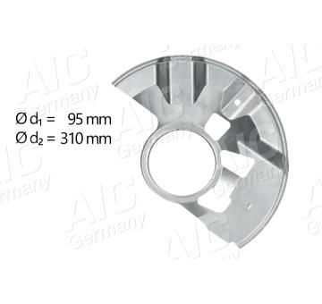 Ochranný plech proti rozstřikování, brzdový kotouč AIC 57613