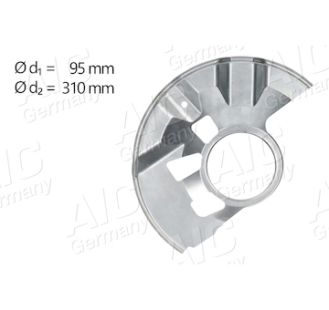 Ochranný plech proti rozstřikování, brzdový kotouč AIC 57614