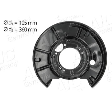 Ochranný plech proti rozstřikování, brzdový kotouč AIC 57765