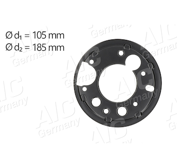 Ochranný plech proti rozstřikování, brzdový kotouč AIC 57888