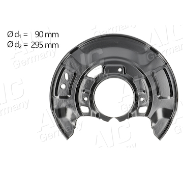 Ochranný plech proti rozstřikování, brzdový kotouč AIC 58260