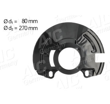 Ochranný plech proti rozstřikování, brzdový kotouč AIC 58265