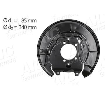 Ochranný plech proti rozstřikování, brzdový kotouč AIC 58274