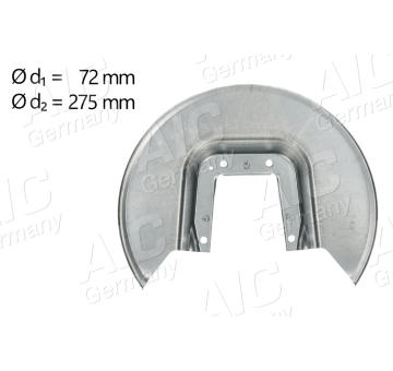 Ochranný plech proti rozstřikování, brzdový kotouč AIC 58278