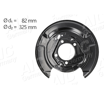 Ochranný plech proti rozstřikování, brzdový kotouč AIC 58905