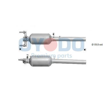 Filtr pevnych castic, vyfukovy system Oyodo 20N0085-OYO