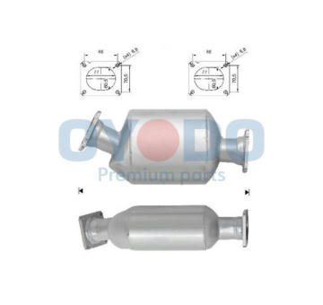 Filter sadzí/pevných častíc výfukového systému Oyodo 20N0030-OYO