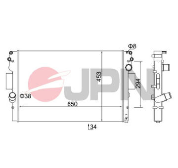 Chladič motora JPN 60C9022-JPN