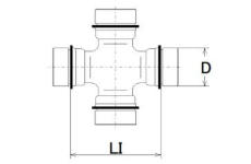 Kloub, kloubový hřídel SPIDAN U 154