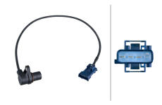 Snímač impulzov kľukového hriadeľa HELLA 6PU 009 167-141