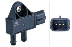 Senzor, tlak výfukového plynu HELLA 6PP 009 409-101