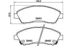 Sada brzdových destiček, kotoučová brzda HELLA 8DB 355 041-211