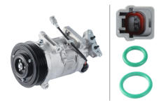 Kompresor klimatizácie HELLA 8FK 366 201-121