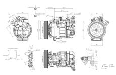 Kompresor, klimatizace HELLA 8FK 366 202-021
