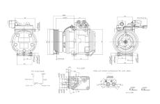 Kompresor klimatizácie HELLA 8FK 366 202-051