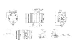 Kompresor klimatizácie HELLA 8FK 366 202-061