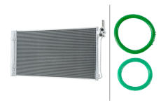 Kondenzátor, klimatizace HELLA 8FC 366 222-531