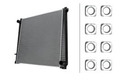 Chladič, chlazení motoru HELLA 8MK 366 301-401