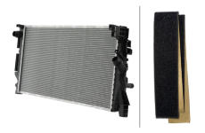 Chladič, chlazení motoru HELLA 8MK 366 304-361