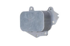 Olejový chladič, motorový olej HELLA 8MO 366 360-101