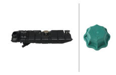 Vyrovnávacia nádobka chladiacej kvapaliny HELLA 8MA 366 365-341