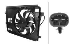 Ventilátor chladenia motora HELLA 8EW 366 420-041