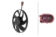 Větrák, chlazení motoru HELLA 8EW 366 420-111