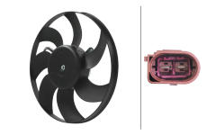 Větrák, chlazení motoru HELLA 8EW 366 420-121