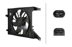 Ventilátor chladenia motora HELLA 8EW 366 421-251