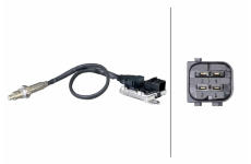 NOx-sensor, NOx-katalyzator HELLA 6PN 358 186-451