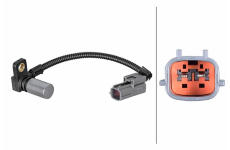 Snímač impulzov kľukového hriadeľa HELLA 6PU 358 381-451