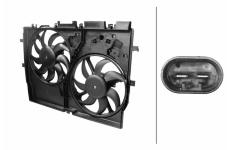Větrák, chlazení motoru HELLA 8EW 366 420-171