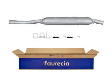 Stredný tlmič výfuku HELLA 8LC 366 023-631