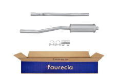 Stredný tlmič výfuku HELLA 8LC 366 023-641