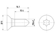 Sroub, brzdovy kotouc HELLA 8DZ 355 209-081