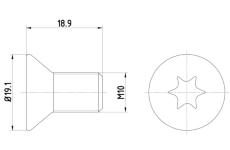 Sroub, brzdovy kotouc HELLA 8DZ 355 209-101