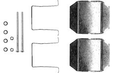 Sada prislusenstvi, oblozeni kotoucove brzdy HELLA 8DZ 355 202-751