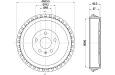 Brzdový buben HELLA 8DT 355 303-491