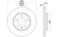 Brzdový kotouč HELLA 8DD 355 128-031